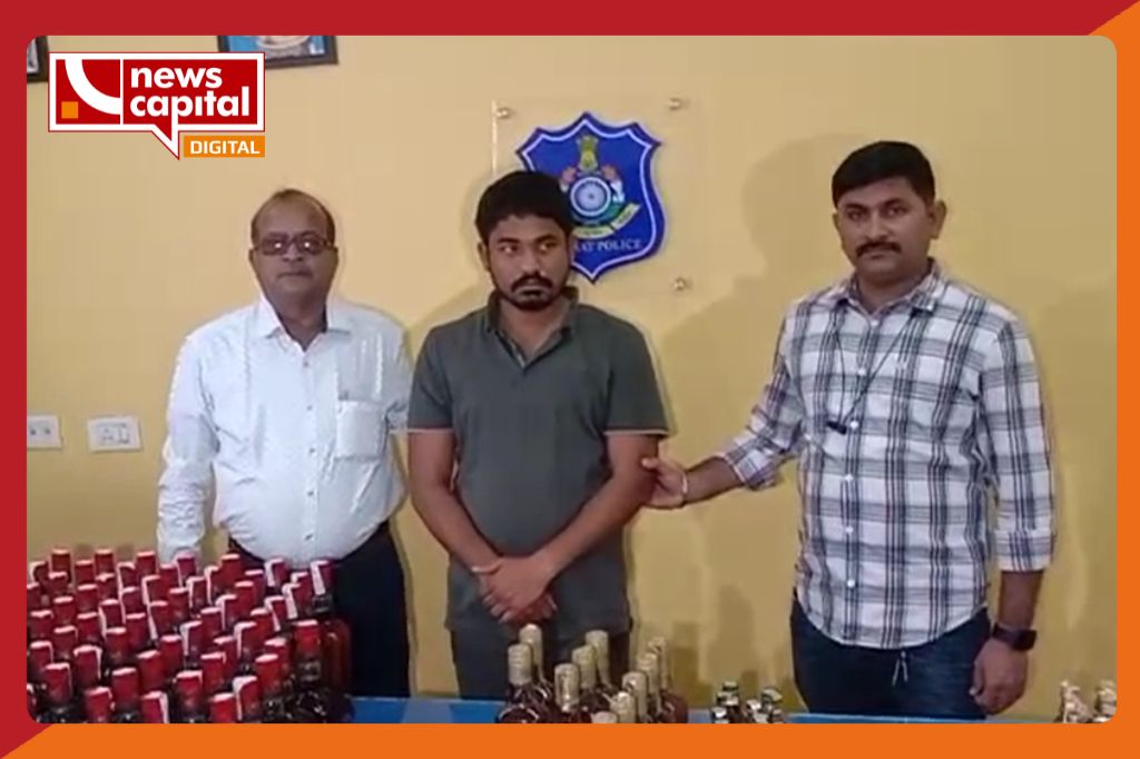 ahmedabad hatkeshwar samshan gruh liquor godown seized